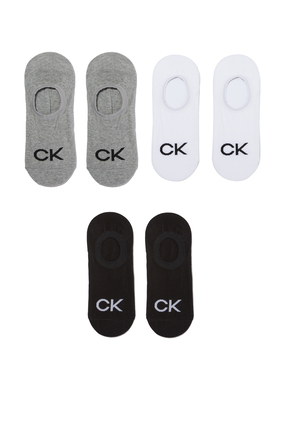 Logo Ankle Socks, Set of Three